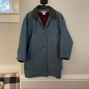 LL Bean Vintage Chore Coat, Size L